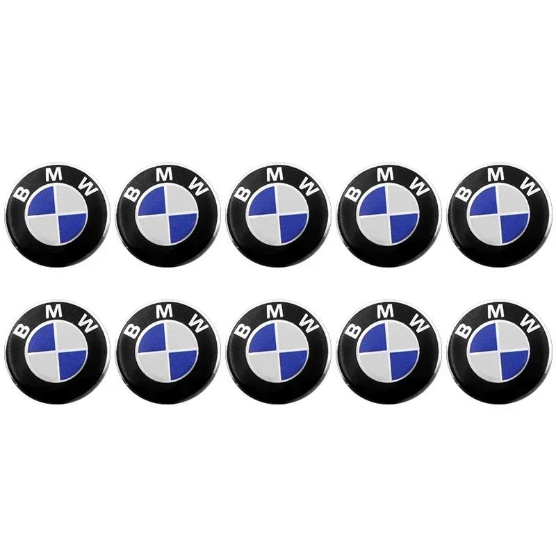 2025 Hot 50 PCS 14mm Car badge Emblem car Key Sticker decoration Sticker For Bmw e46 e90 e60 e39 f30 e36 f10 f20 e87 e92 e30 e3