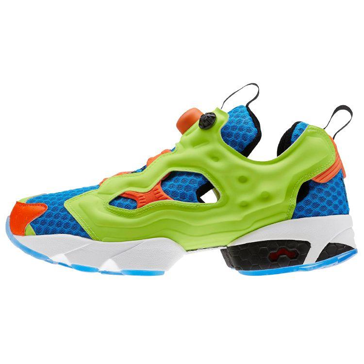 

Reebok InstaPump Fury OG Splash Pack Мужские кроссовки Желтый Modern-Blue Solar-Yellow BD1539