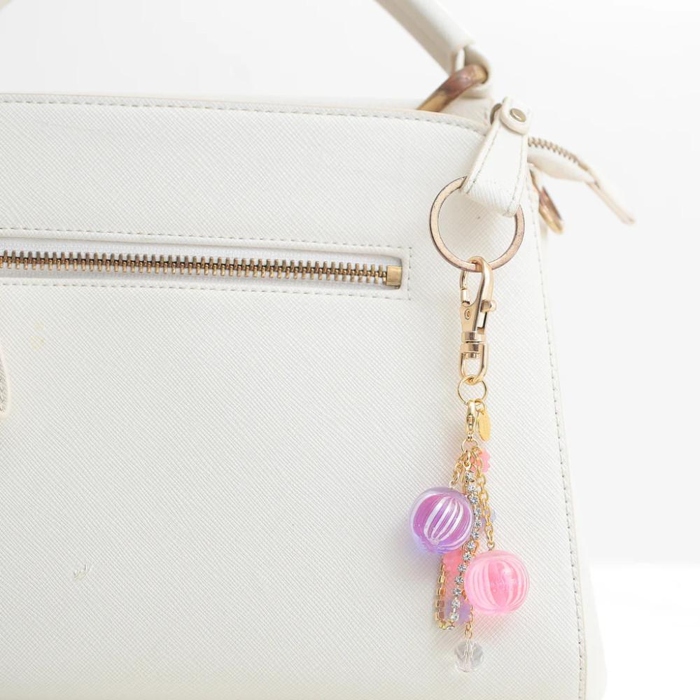 nanaco plus Variety Glitter Candy Bag Charm Keychain
