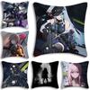 Anime Girls F-Frontline Pillow Covers Cartoon Sofa Decorative Home Double-sided Printing Short Plush Cute Cushion Cover