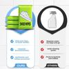 Sneaker Wipes Gentle Sneaker Stains Removal Wipes Portable Shoe Cleaners for Rental Home Apartment Restaurant Businesses Hotel