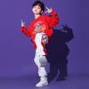 Kids' Cheerleading Costume for New Year's, Kindergarten, Primary School, Autumn Sports Day, and Opening Ceremonies