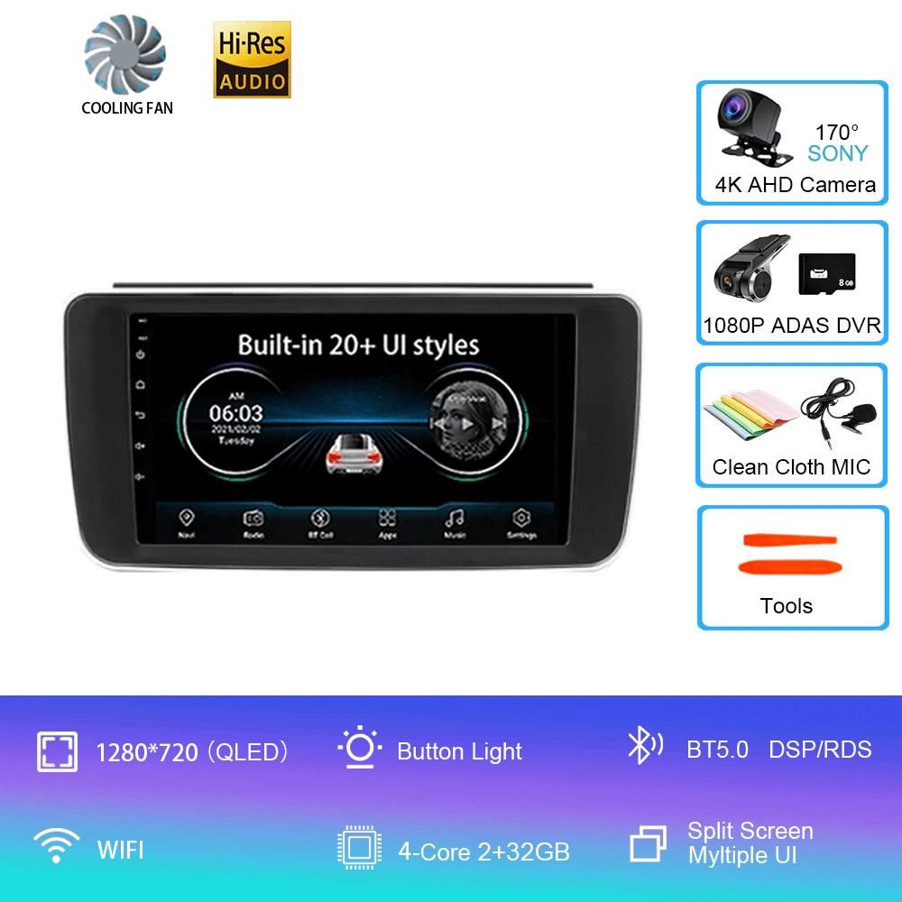 Android 14 For Nissan Leaf ZE1 2017 - 2024 Octa-Core HU 4G Car Radio Multimedia Video Player Navigation GPS 360 camera Wifi