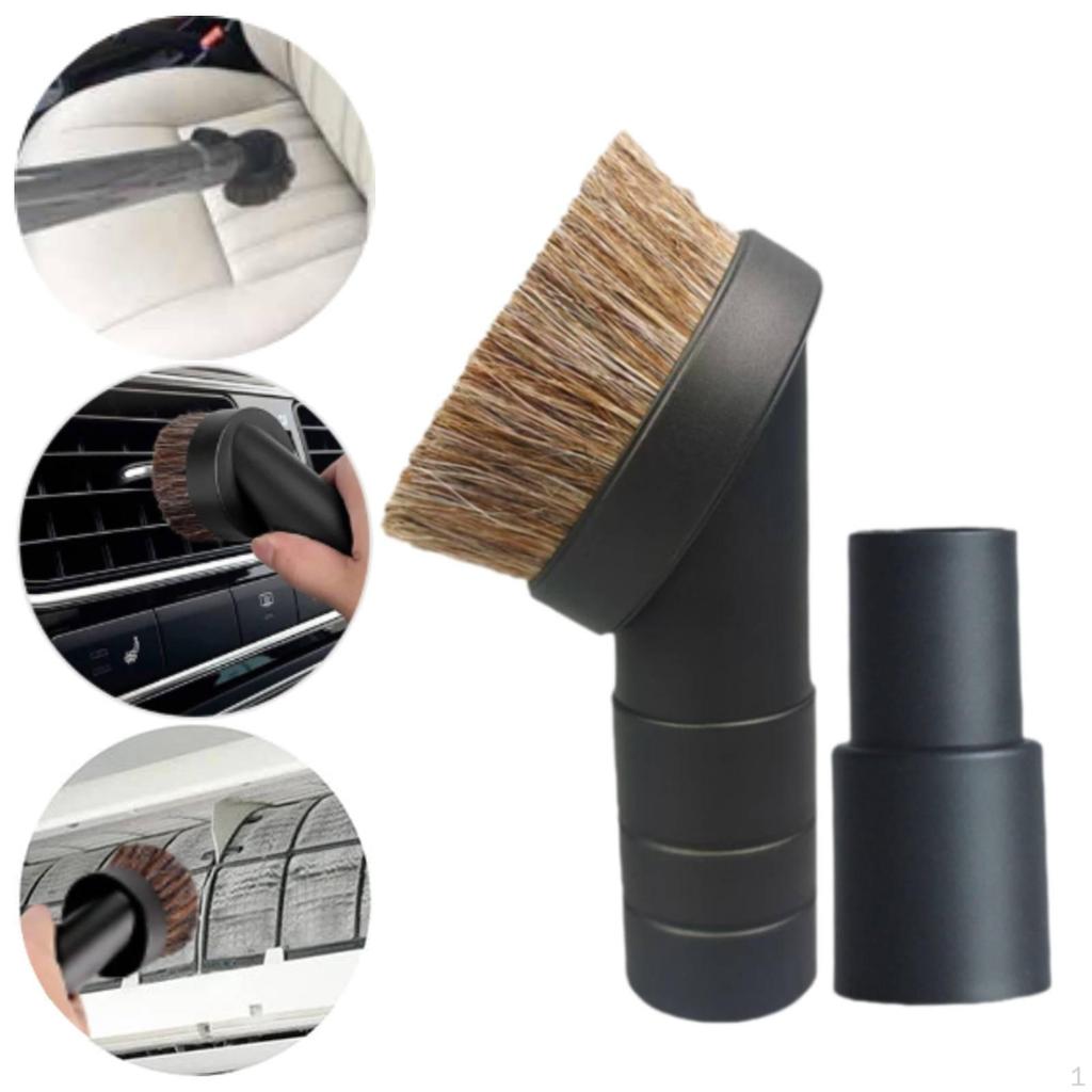 Vacuum Dust Brush Attachment Household Lightweight Round Replacement Easily Install Versatile