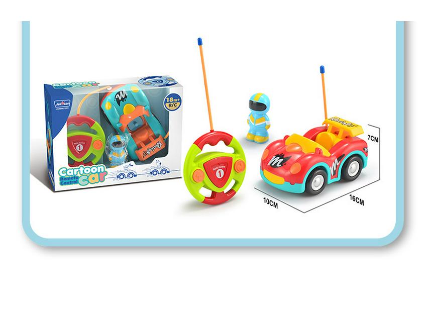 Children's Electric 2.4G Remote Control Car with Lights & Music - Popular Cartoon Toy Car
