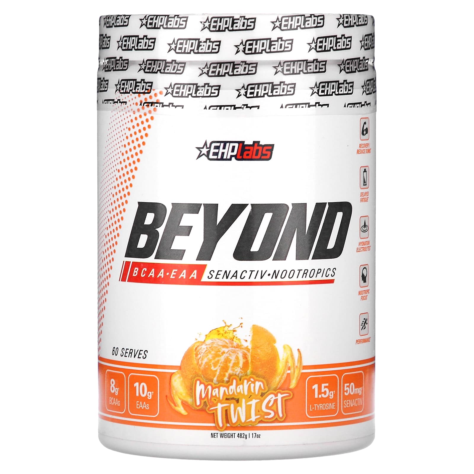 

EHPlabs, Beyond, BCAA + EAA, Mandarin Twist, 17 oz (482 g)