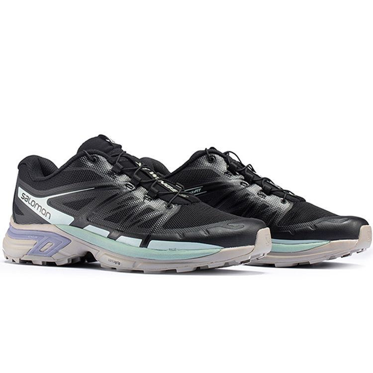 SALOMON Xt-Wings 2 Outdoor Sports Mesh Low-Top Running Shoes Unisex Sneaker Black 413137