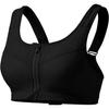 Zip Front Sports Bra - High Impact Sports Bras for Women Plus Size Workout Fitness Running Underwear S-5XL