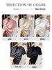 Silver Sparkle Plus Size Double-Sided Brushed Corduroy Short-Sleeve T-Shirt for Women – High-End Feel, Inner Layer, Thick Base Layer Top