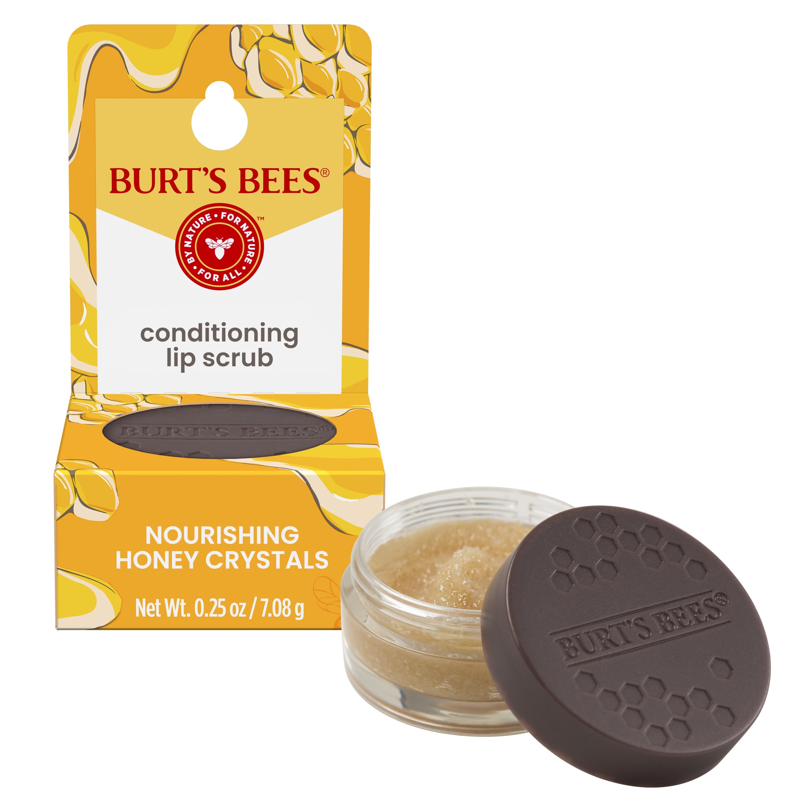 

Bees Lip Scrub Care Lip [Официальный] Burt s (Скраб для губ/7,08 г) Без добавок золотой