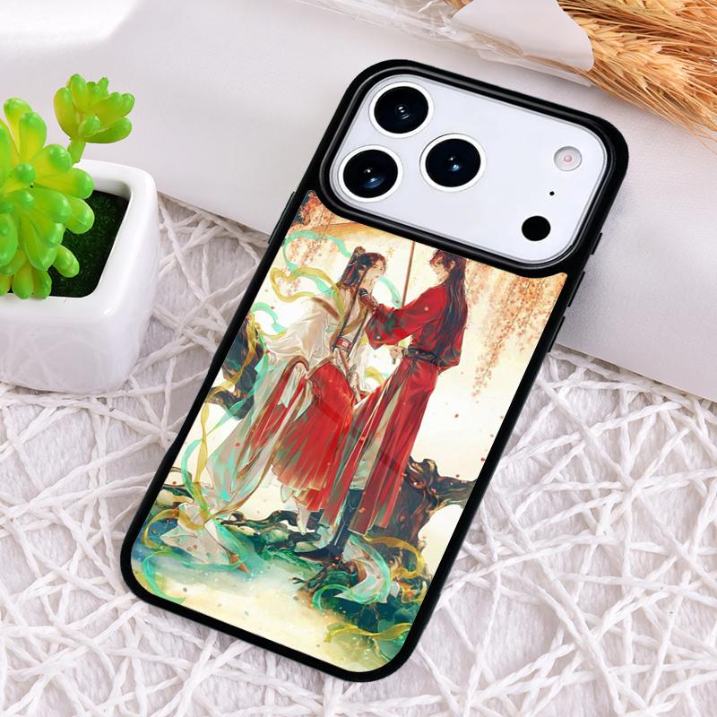

Tian Guan Ci Fu Shockproof Phone Case for iPhone 17 Air 16e 15 11 12 14 13 Pro Max Cover Coque iPhone 13