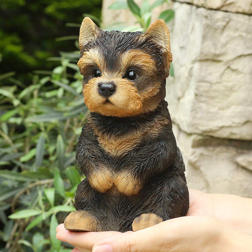 Devalier ca168 [Authentic] Yorkshire Terrier Resin Dog Figurine, Perfect Gift