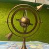 26.67 Cm Brass Armillary Sphere Style Celestial Globe-Astrolabe Navigation Decor Educational Desk Ornament Nautical Graduation, Birthday Gift