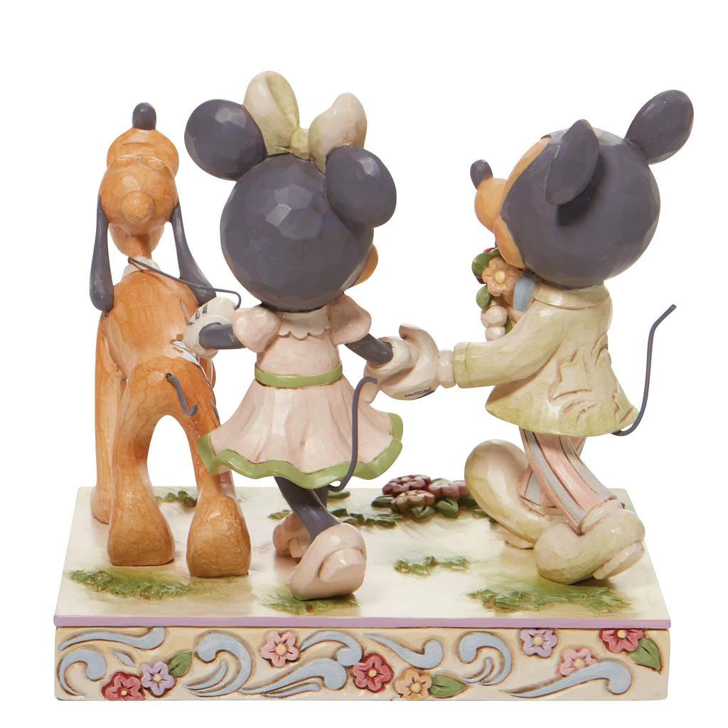 Mickey Minnie White Woodland [Disney Traditions] &