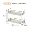 Cup Storage Tray Double Layer Dish Drainer Fruit Kitchen Vegetable Water Drain Racks Washing Drying Rack Organizer