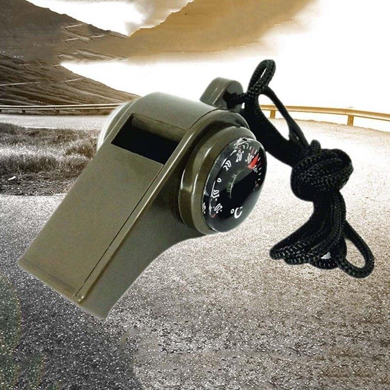 

Многофункциональный 3 в 1 свисток компас термометр для экстренной помощи на открытом воздухе кемпинг походный инструмент 1 шт 1 pc