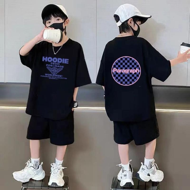 

Summer set children s fashionable letter T-shirt and shorts 150