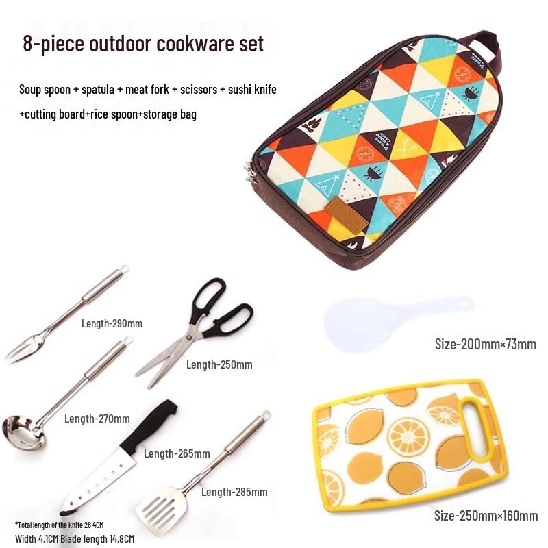 

Naijiang Portable Outdoor Stainless Steel Tableware Set