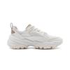 Li Ning Soft Rebound Shock Absorption Retro Thick Sole Height Increasing Low Top Casual Shoes Women Sneakers White AGCT424-1