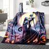 Nightmare Before Christmas Blanket Soft Throw Blanket For Home Bedroom Bed Sofa Travel Office Solid Christmas Blanket