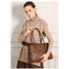 Top da Donna Borsa Sottobraccio in Vera Pelle Borse a Mano di Lusso da Donna in Vera Pelle Borse Tote da Pendolarismo ad Alta Capacità