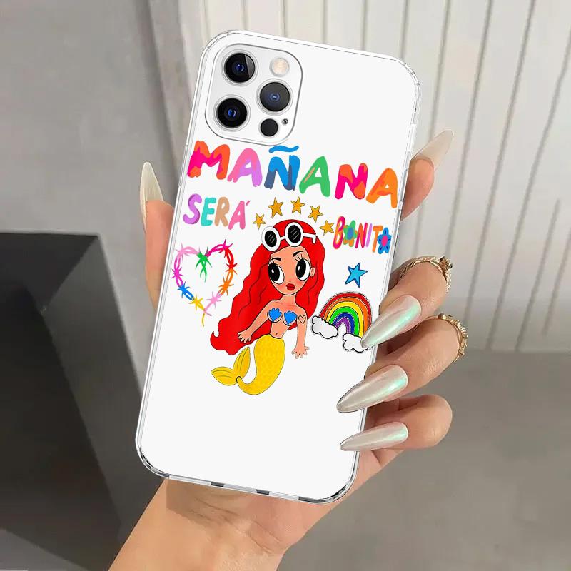 

Karolg M-Manana Sera B-Bonito Phone Case for Iphone 17 Air 16 15 Plus 14 13 Mini 12 11 Pro Max 16E 7 8 SE 2020 Soft Funda Print iPhone 16E