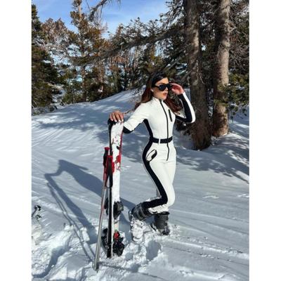 Women Winter Waterproof Windproof Skiing Suit Female Elegant Skateboard Jumpsuit  Ski Jumpsuits for Women Snow Suit