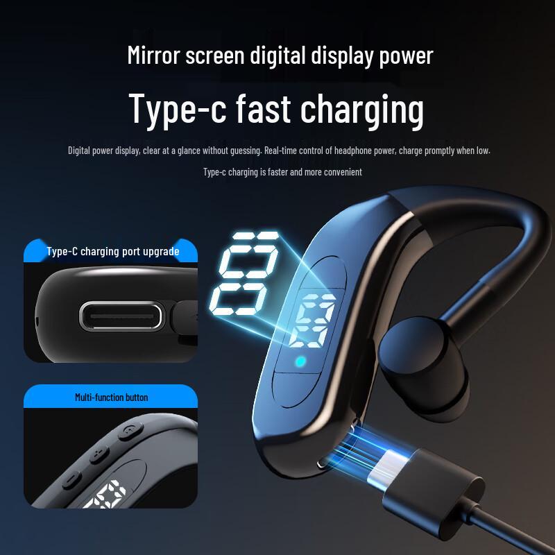 GuYin A18 Ear-Hook Wireless Bluetooth Headset