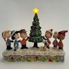 JIM SHORE Snoopy and the Peanuts Gang Decorated Tree <Christmas> 6017231