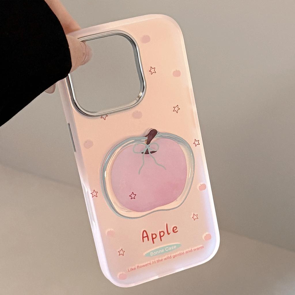 Laser IMD Suitable for iPhone 17 Phone Case 16 Pro Max 3D Pink Apple 11 Anti-drop 14 Korean Style 13