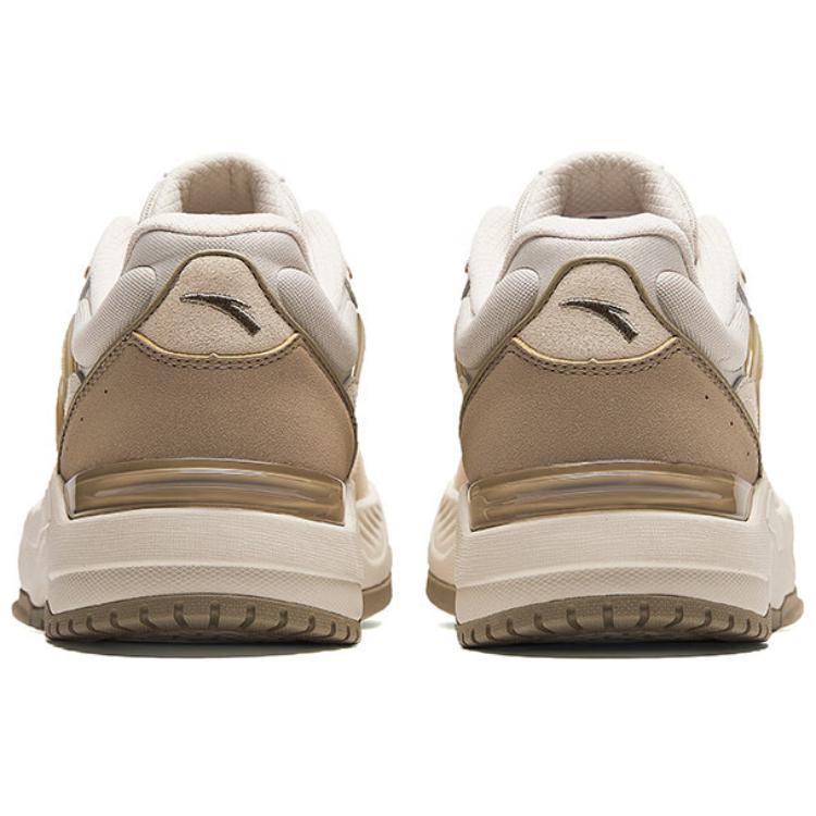 Anta Comfortable Casual Non-Slip Wear-Resistant Low-Top Skate Shoes Men Sneakers White Gray Brown 112428054-3