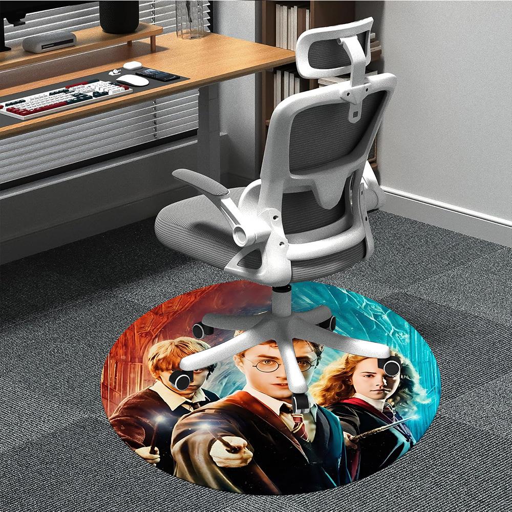 

1PC Office Round Rug, Non-slip, Soft and Durable Office Rug for Interior Decoration, Perfect for Office yy250915124 80cm by 80cm