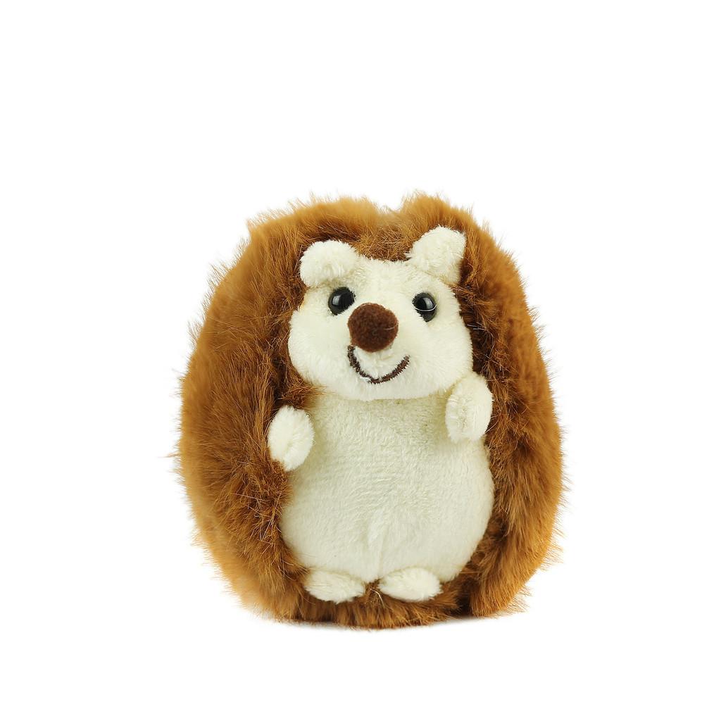 Animal Plush Hedgehog Pendant With Polyester Fiber Filling For Gift And Decor