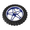 2,510 Zoll Vorderrad mit Scheibenbremse und Reifen Anti-Rutsch für 47cc 49cc 2-Takt Mini-Dirtbike(blau )