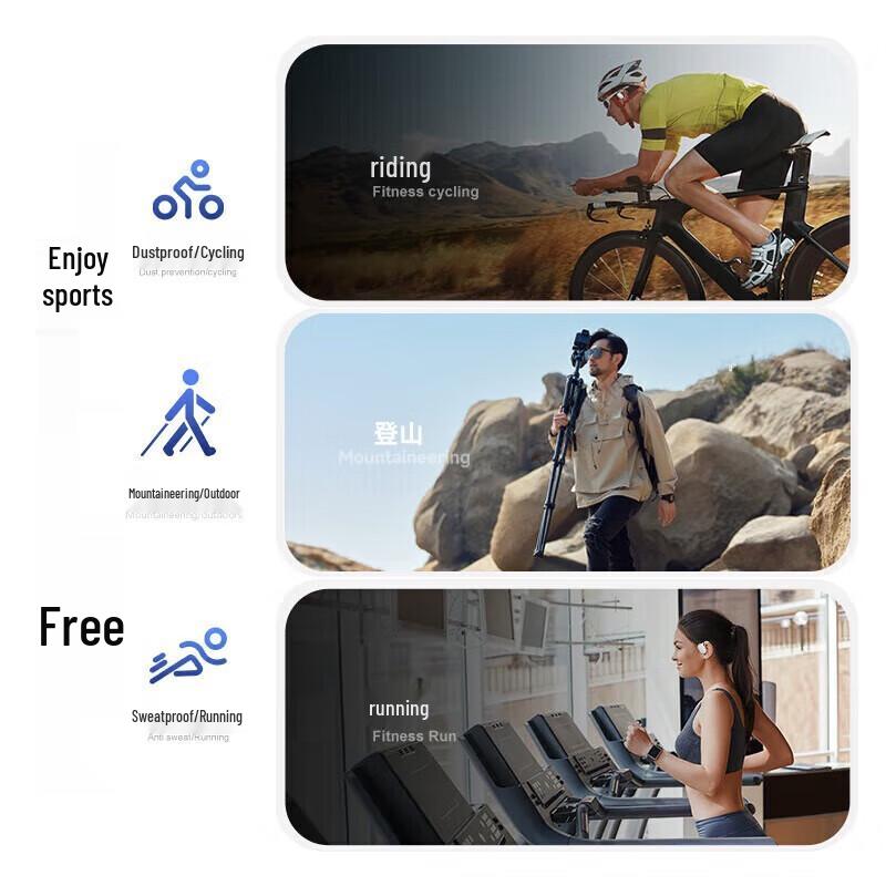 Lenovo LP81 Open-Ear Sports Bluetooth Earbuds
