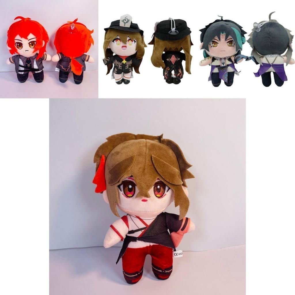 Adorable Genshin Impact Ganyu Klee Zhongli Hutao Plush Doll Stuffed Toy Children Gift