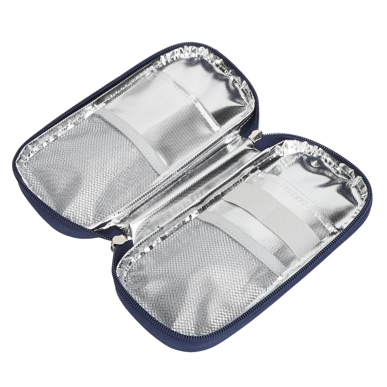 

Сумка-холодильник для переноски флаконов с инсулином EVA, легкий изолированный органайзер для диабетиков для путешествий из хлопка