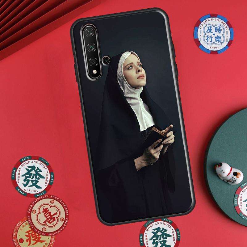 Jesus Nonne Schwester Für Huawei P60 Pro P30 P40 Lite Nova 7i 8i 11i 12i 12s 10 9 SE Y90 Y60 Y70 Y72 Y61 Y91 Hülle