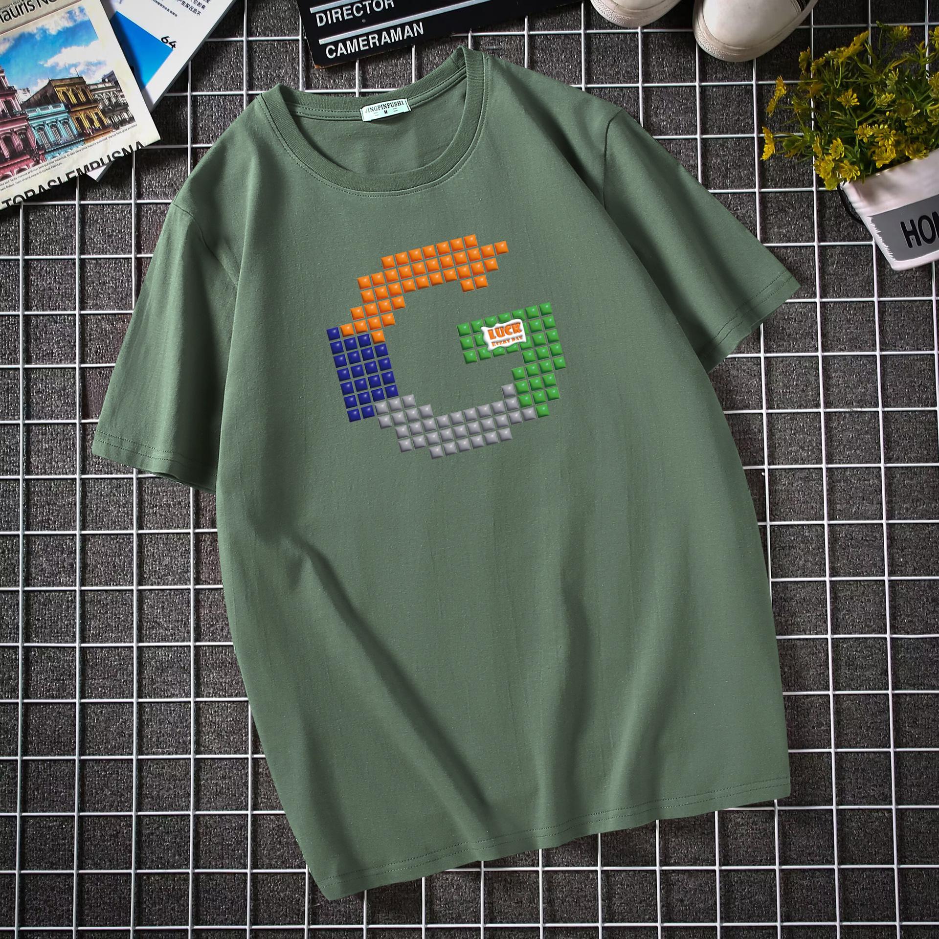 

Очень большая мужская хлопковая футболка, черная, зеленая, больших размеров, футболка с коротким рукавом и круглым вырезом, повседневная и стильная футболка 12XL для домашней одежды 9XL зелёный