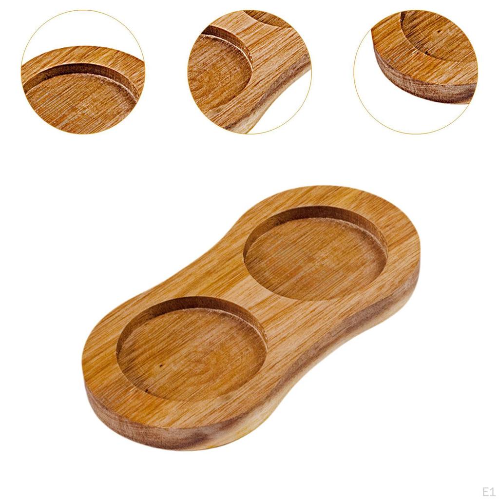 And Pepper Mill Tray Standing Base Stable Simple Practical Oil Bottles Holder for Dining