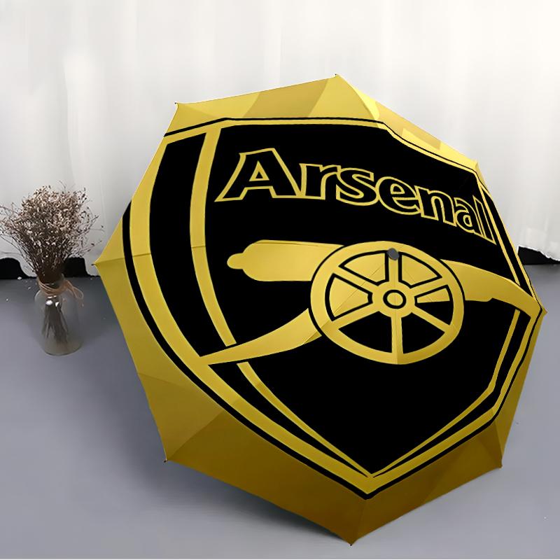 1pc A-Arsenal4 Umbrella, Sun Protection, And UV Shielding. It Has Eight Sturdy Ribs for Outdoor Use And Perfect As a Holiday Gift
