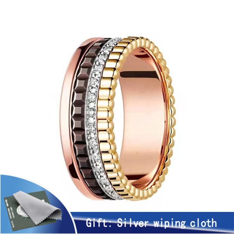 

Кольцо из стерлингового серебра S925, классическое роскошное кольцо, модное вращающееся персонализированное кольцо для пары, подарок на годовщину 8