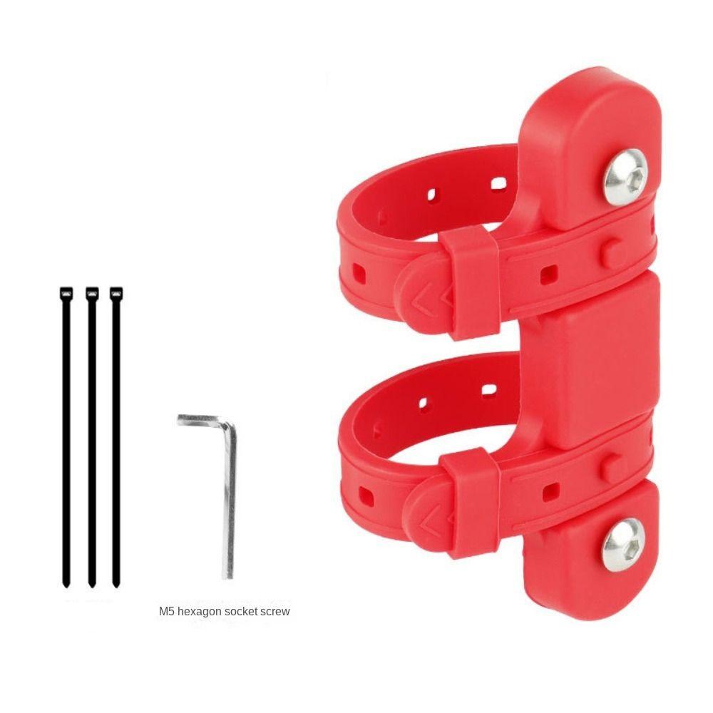 

Фиксирующий зажим Основа подставки для велосипедного чайника Регулируемый Многофункциональный Велосипедный держатель для бутылки Крепление Адаптер Силиконовый Противоскользящий