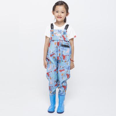 Children's Waterproof Fishing Boots, Jumpsuit for Fishing, Kids Wading Boots, Trousers, Wading Shoes