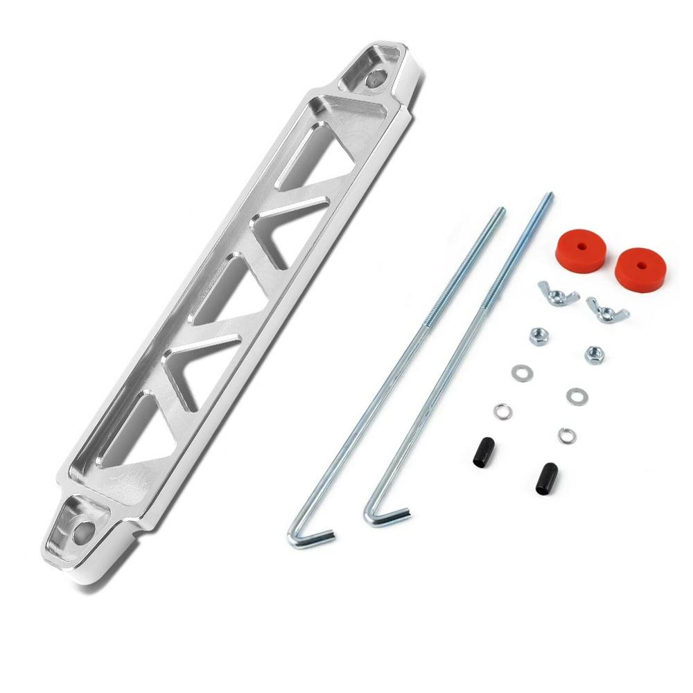 218mm/190mm Aluminium Universal Batterie Auto Batterie Tie Down Halterung Halterung Brace Bar für Honda Civic EK