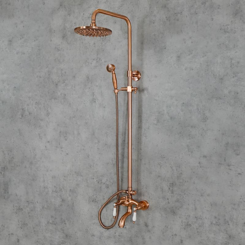 Rose gold shower faucet COPPER 2