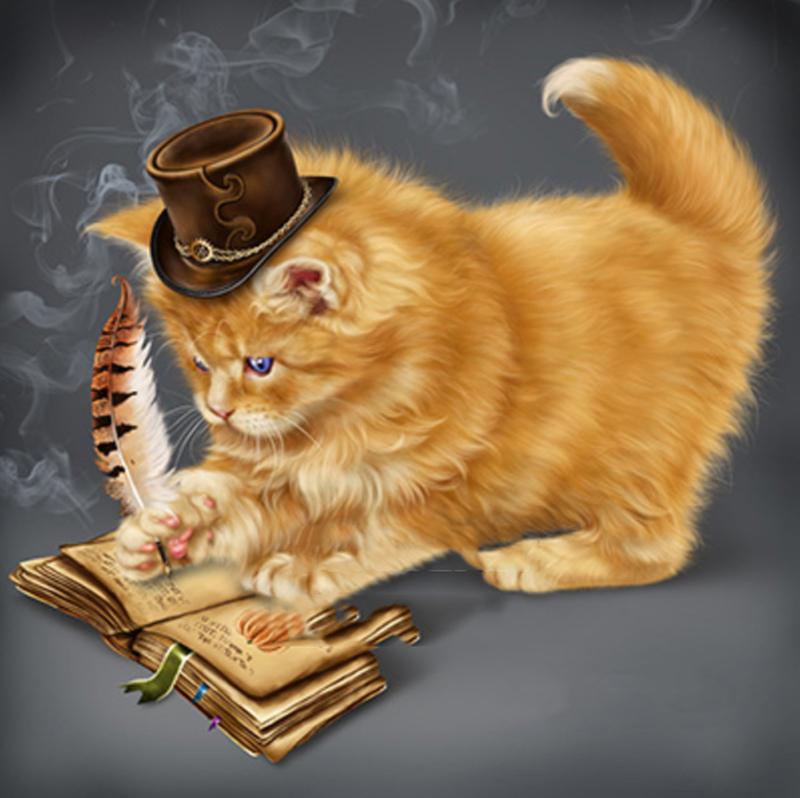 5D DIY Diamond Painting Cat Cross Stitch Kits Diamond Embroidery Animal Needlework Mosaic Full Square Decor For Home