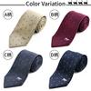 Animal Necktie with and Cat Silk Jacquard 4 Clear Box Included [Rachel] Cat, Dog, Print, All-Over Print, 100% Weave, Water-Repellent, Colors, (B