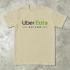 Uuber Eats Driver Unisex T Shirt Funny Tees Short Sleeve Round Neck Tshirt 100 Cotton Adult Clothing
