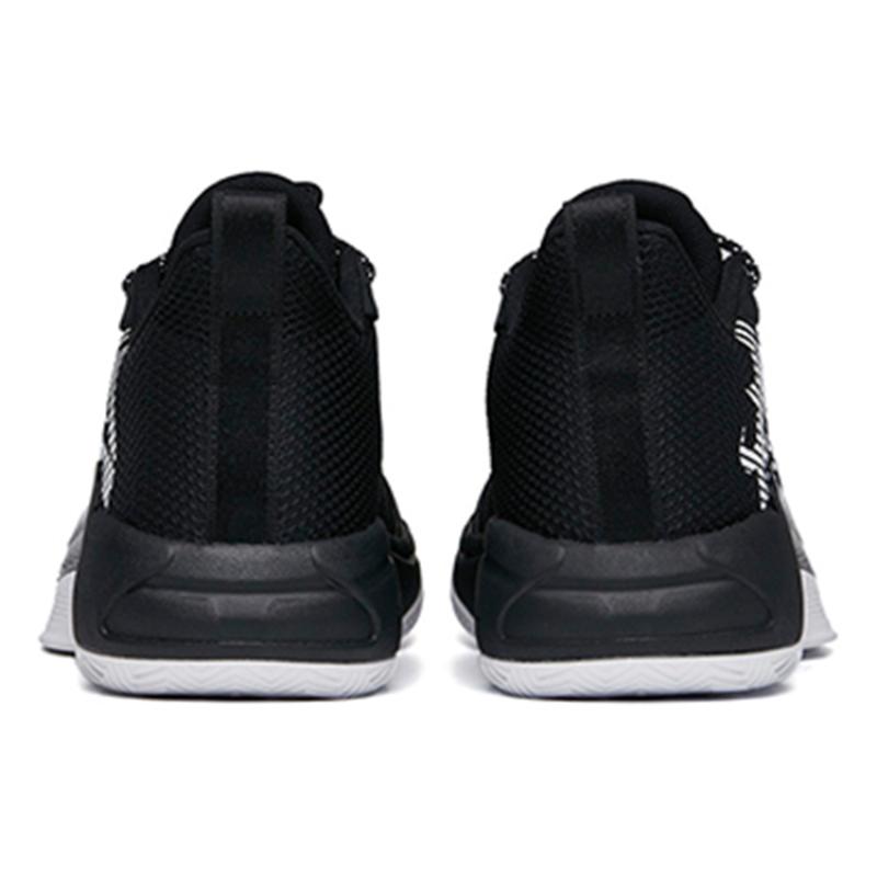 Anta Attack 3 Anti-Slip Wear-Resistant High-Top Basketball Shoes Men's Black Sneakers 112131609-5